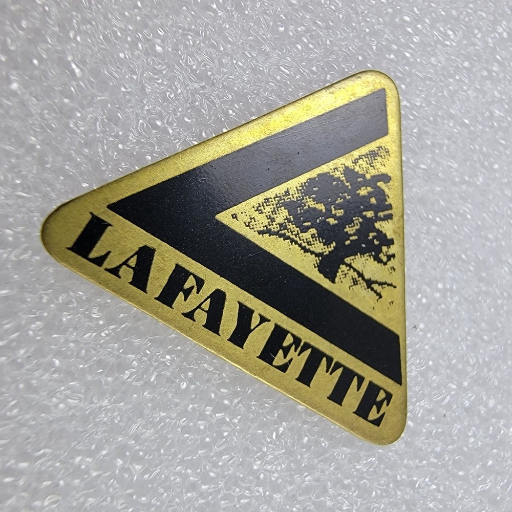 Amtrak Lafayette Gold Tone Railroad Lapel Pin Tie Tack Collectible Railroadiana